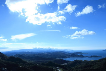 九份から望む海