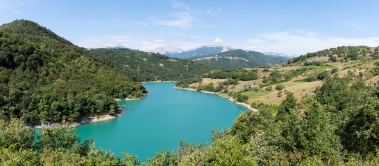 Panorama du Lac de Monteynard, Isère