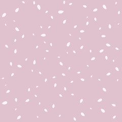 Vector Strawberry & Mint seeds in dusty pink shades seamless pattern background. Perfect for fabric, scrapbooking and wallpaper projects.