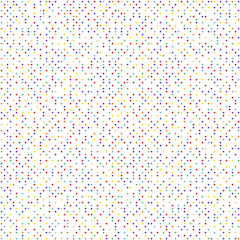 White background with multi-colored stars