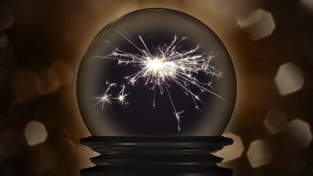 a crystal ball fortune teller