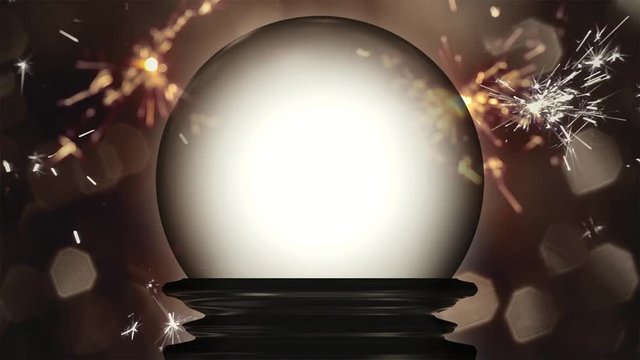 a crystal ball fortune teller