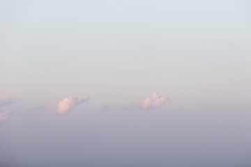 Fototapeta na wymiar evening clouds in sky