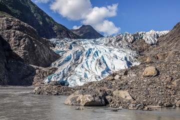 Diminishing glacier tongue