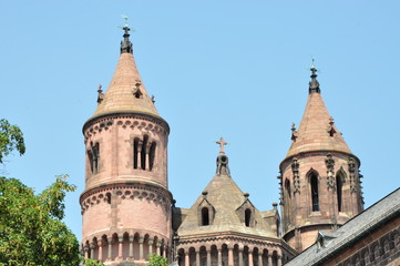 Fototapeta premium Romanischer dom Worms am Rhein