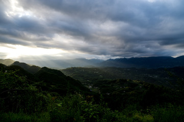 View of Mountains under Blue Sky