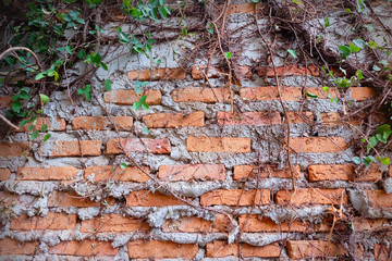 old red brick wall texture background grunge wallpaper