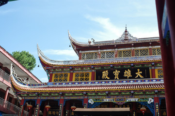 Fototapeta premium Chinese Traditional Architecture of a Temple