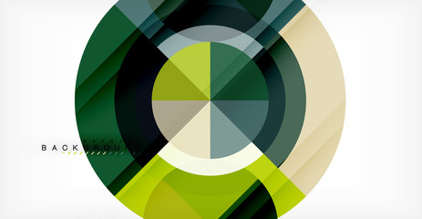 Obraz premium Vector circle abstract background