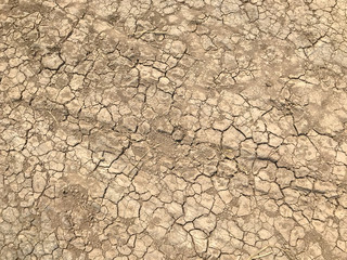 yellow crack dry dirt background texture and tire