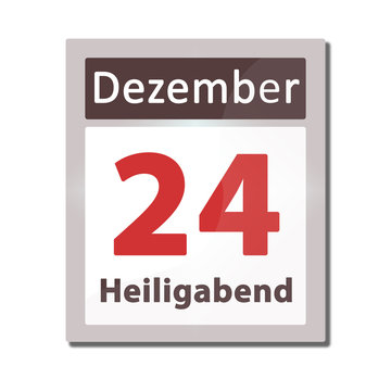 24. Dezember - Kalender - Heiligabend