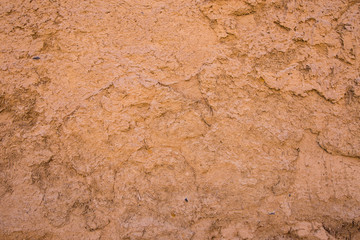 detail to see Texture of red sand and rock