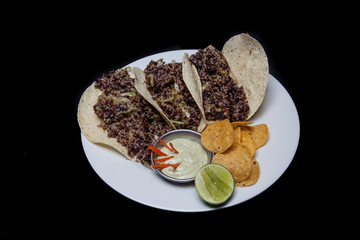 Tacos de Moronga