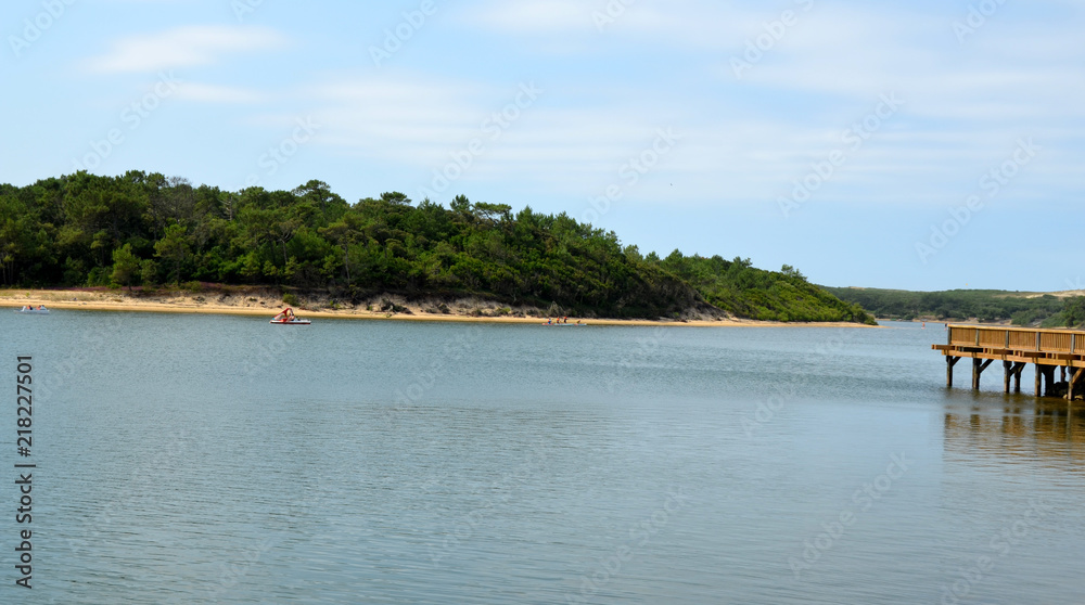 Poster vieux boucau plage