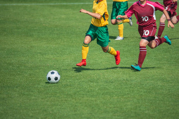 Obraz premium 女子サッカー試合風景