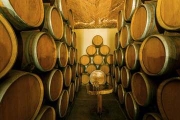 Wine barrels