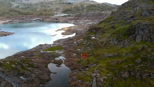 Rivers and lakes in the norwegian mountains