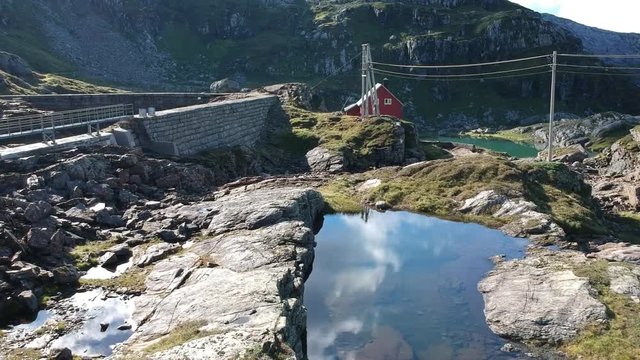 Rivers and lakes in the norwegian mountains