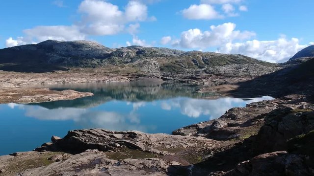 Rivers and lakes in the norwegian mountains