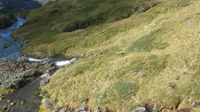 Rivers and lakes in the norwegian mountains