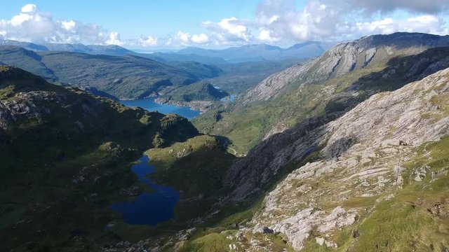 Rivers and lakes in the norwegian mountains