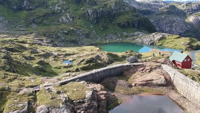 Rivers and lakes in the norwegian mountains