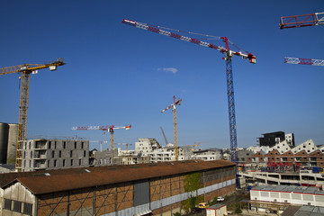 chantier de construction à Bordeaux