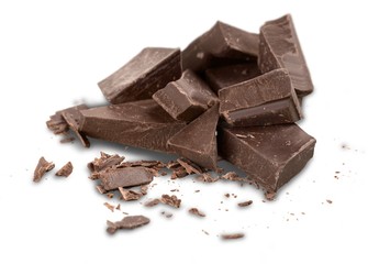 Dark Chocolate Blocks and Pieces