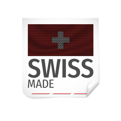 Swiss made vector.