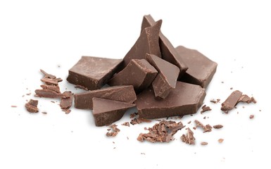 Dark Chocolate Blocks and Pieces