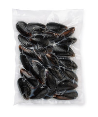 Vacuum packed  whole shell mussels © Coprid