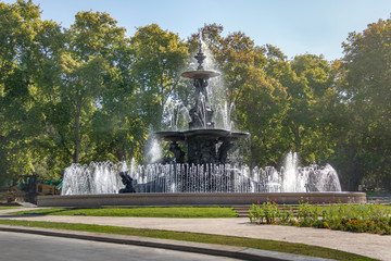 Fountain of the Continents (Fuente de los Continentes) at General San Martin Park - Mendoza, Argentina