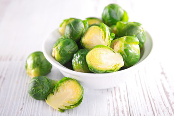 boiled brusssel sprout