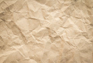 Brown wrinkle recycle paper background