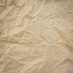 Brown wrinkle recycle paper background