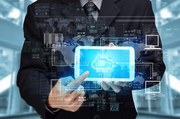 internet cloud computing conceptSecured internet cloud computing concept