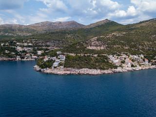 Fototapeta na wymiar Aerial view of beautiful Croatia