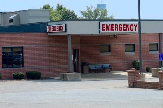 Hospital Emergency Room In A Rural Town 