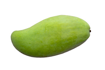mango on white background, isolated, with clipping path