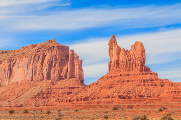 Rock formation at Monument Valley