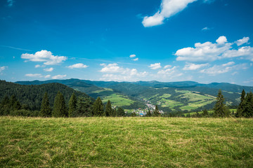 Pieniny Mountains Range in Lesser Poland