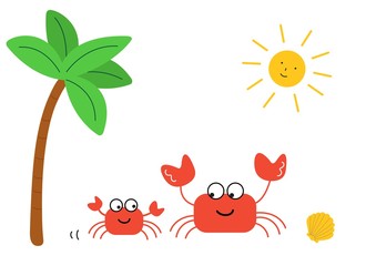 happy crabs under the sun 