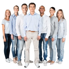 Fototapeta premium Portrait of Smiling Business People
