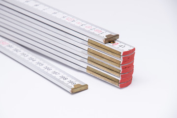 Meter stick yard stick double meter stick white