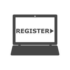 Register banner, Register sign 