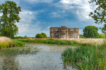 Lyveden New Bield unfinished country house, Northamptonshire, UK