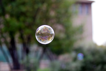 bulles de savon, art de rue