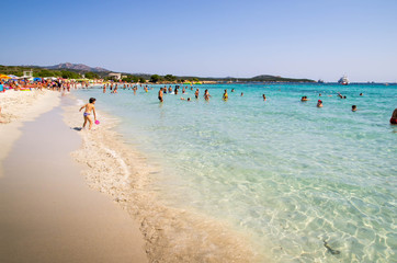 Plage de Reina Bianca en Sardaigne