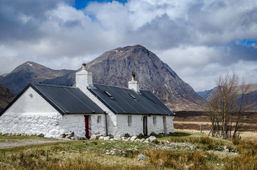 Fototapeta na wymiar Blackrock Cottage Glencoe Scotland