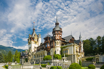 Fototapeta na wymiar Brasov, Romania, Peles Castle